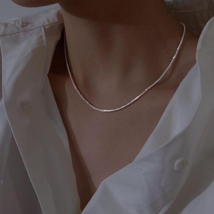 Victoria Starry Light Necklace Silver Set |