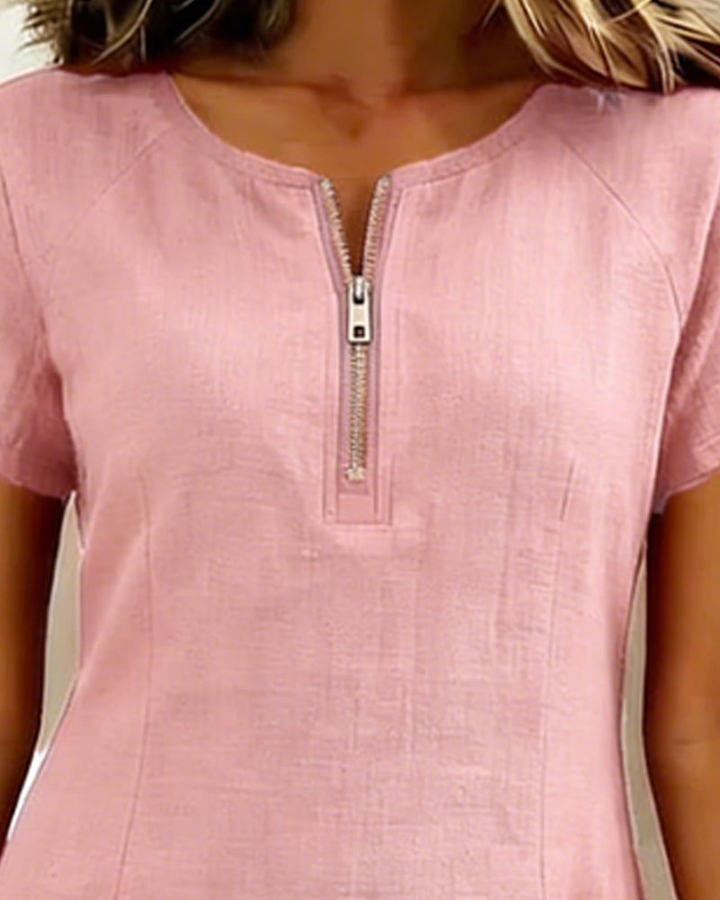 Emma ® | Cotton Zip Dress
