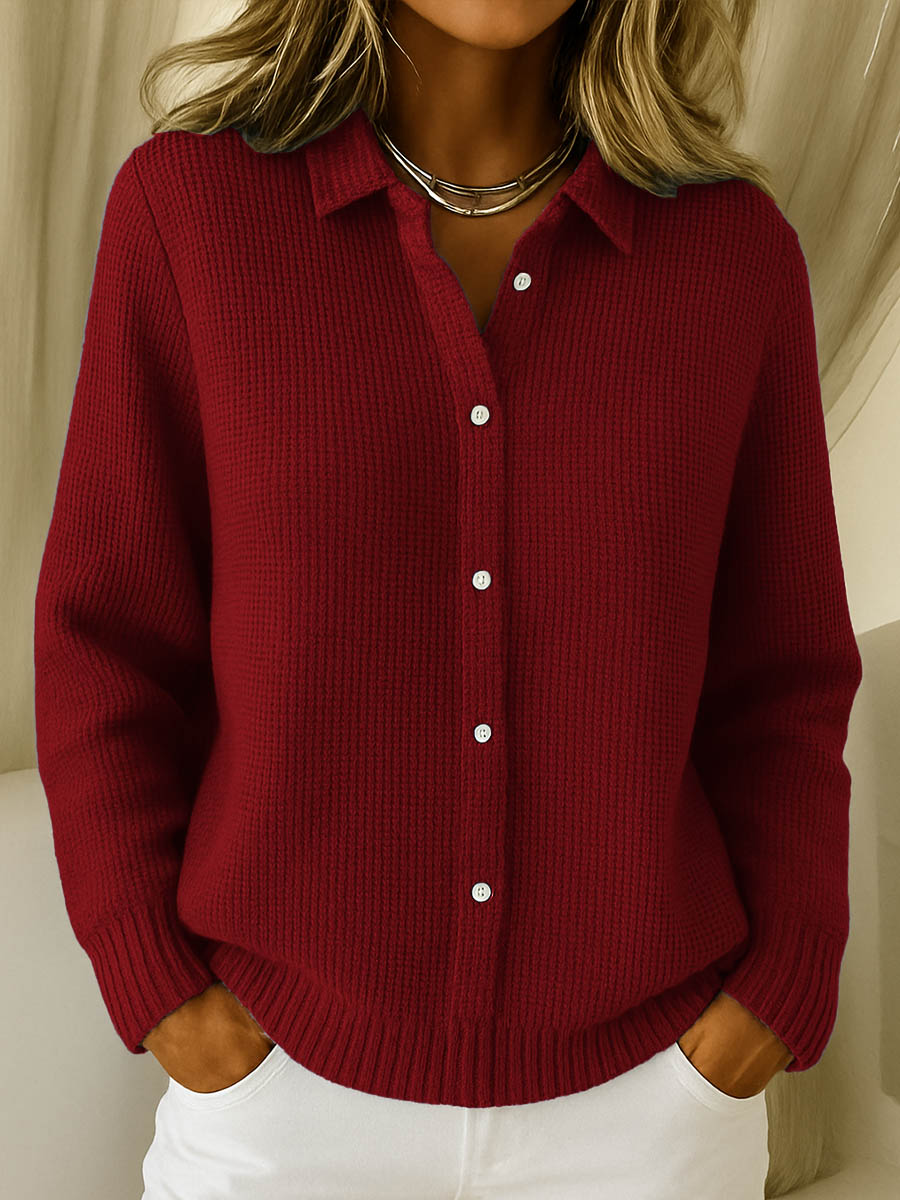 Aurora | Classic Knit Button Cardigan