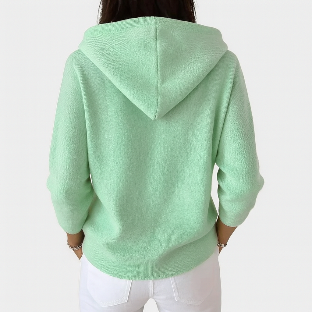 Victoria | Soft Knit Cardigan with Hood