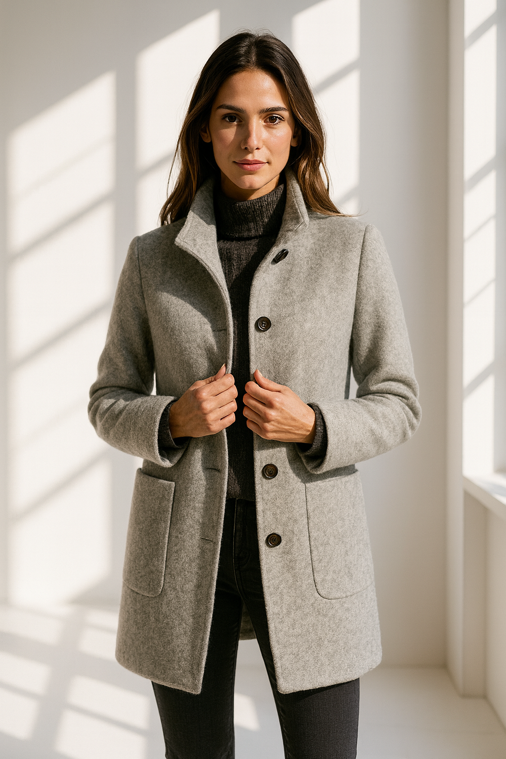 Amara | Comfortable Women's Jacket with High Collar