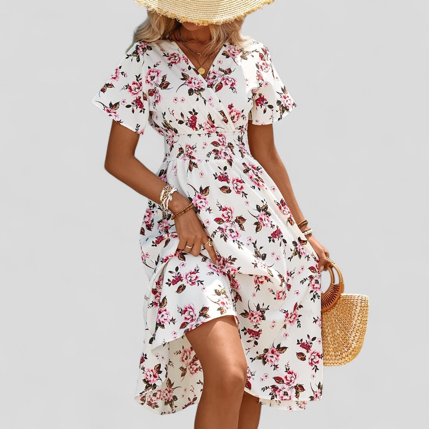 Victoria | Comfortable Summer Midi Dress