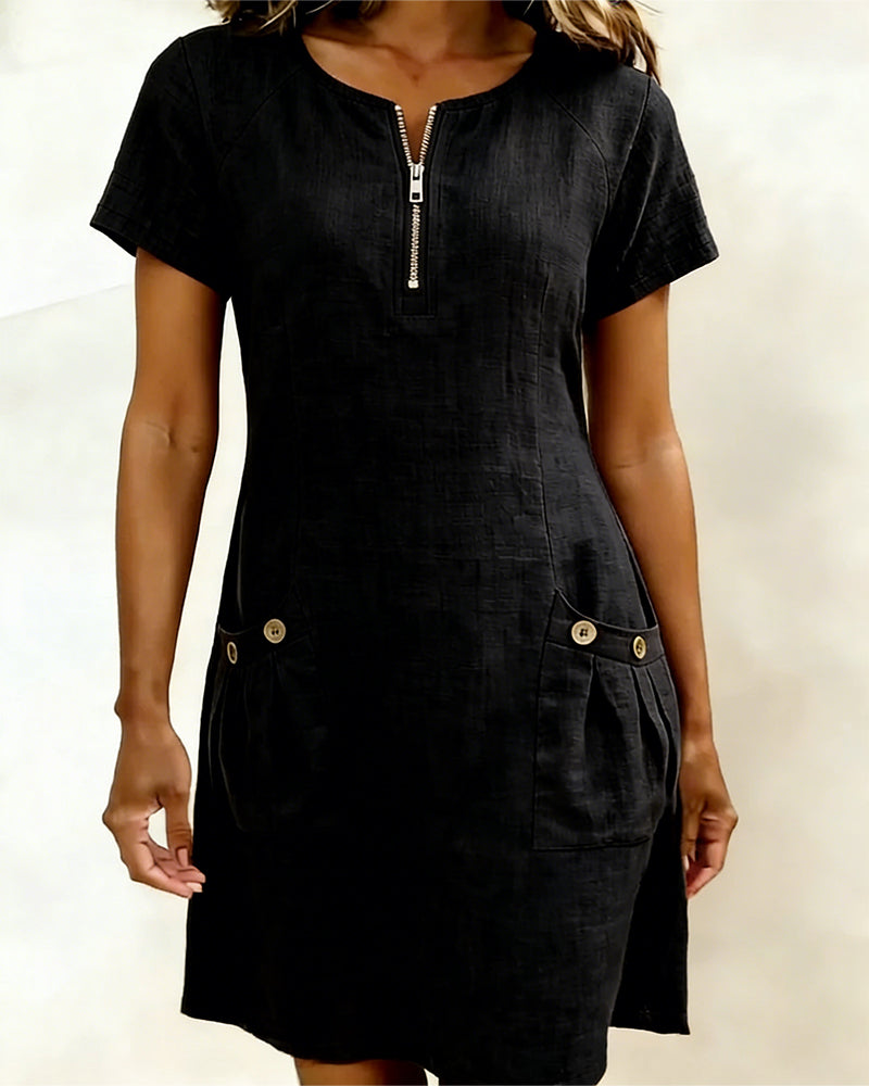 Emma ® | Cotton Zip Dress