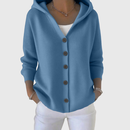 Victoria | Soft Knit Cardigan with Hood