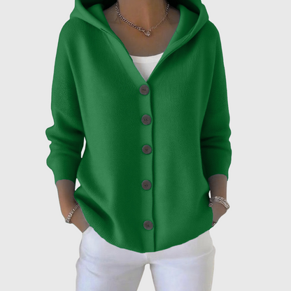 Victoria | Soft Knit Cardigan with Hood