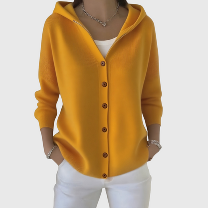 Victoria | Soft Knit Cardigan with Hood