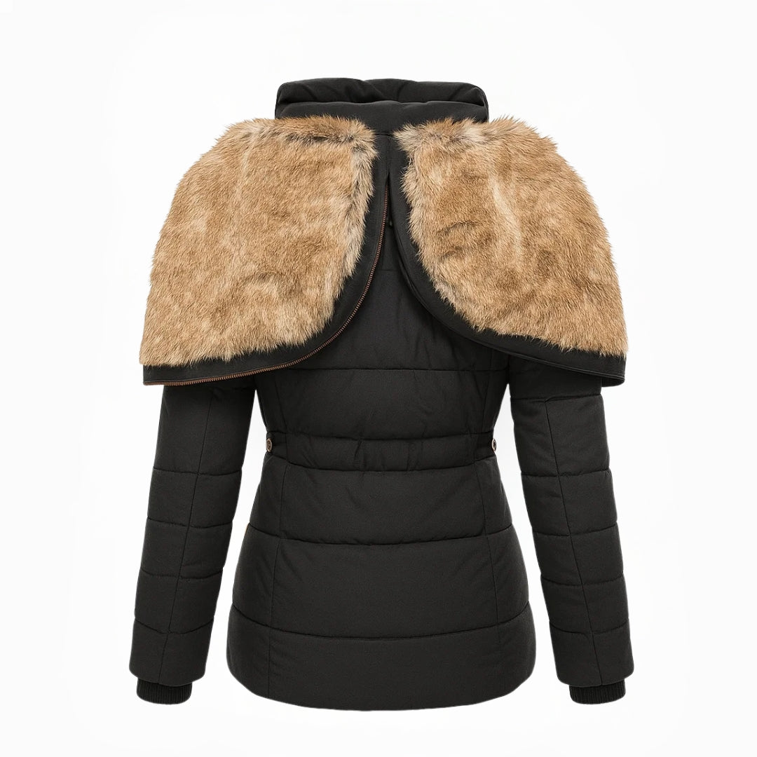 Victoria | Warm Winter Coat with Soft Faux Fur Lining