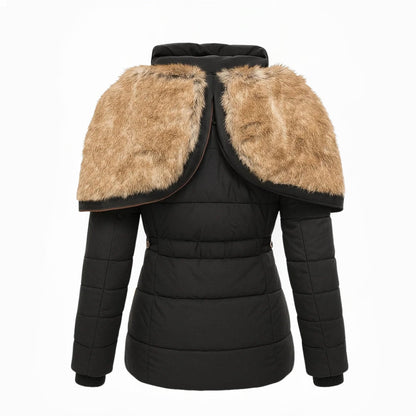 Victoria | Warm Winter Coat with Soft Faux Fur Lining