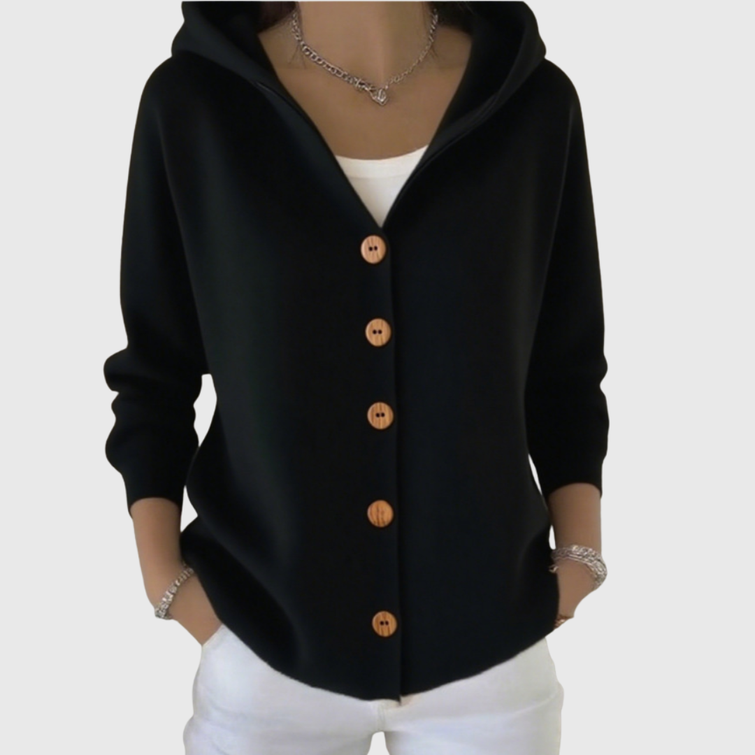 Victoria | Soft Knit Cardigan with Hood
