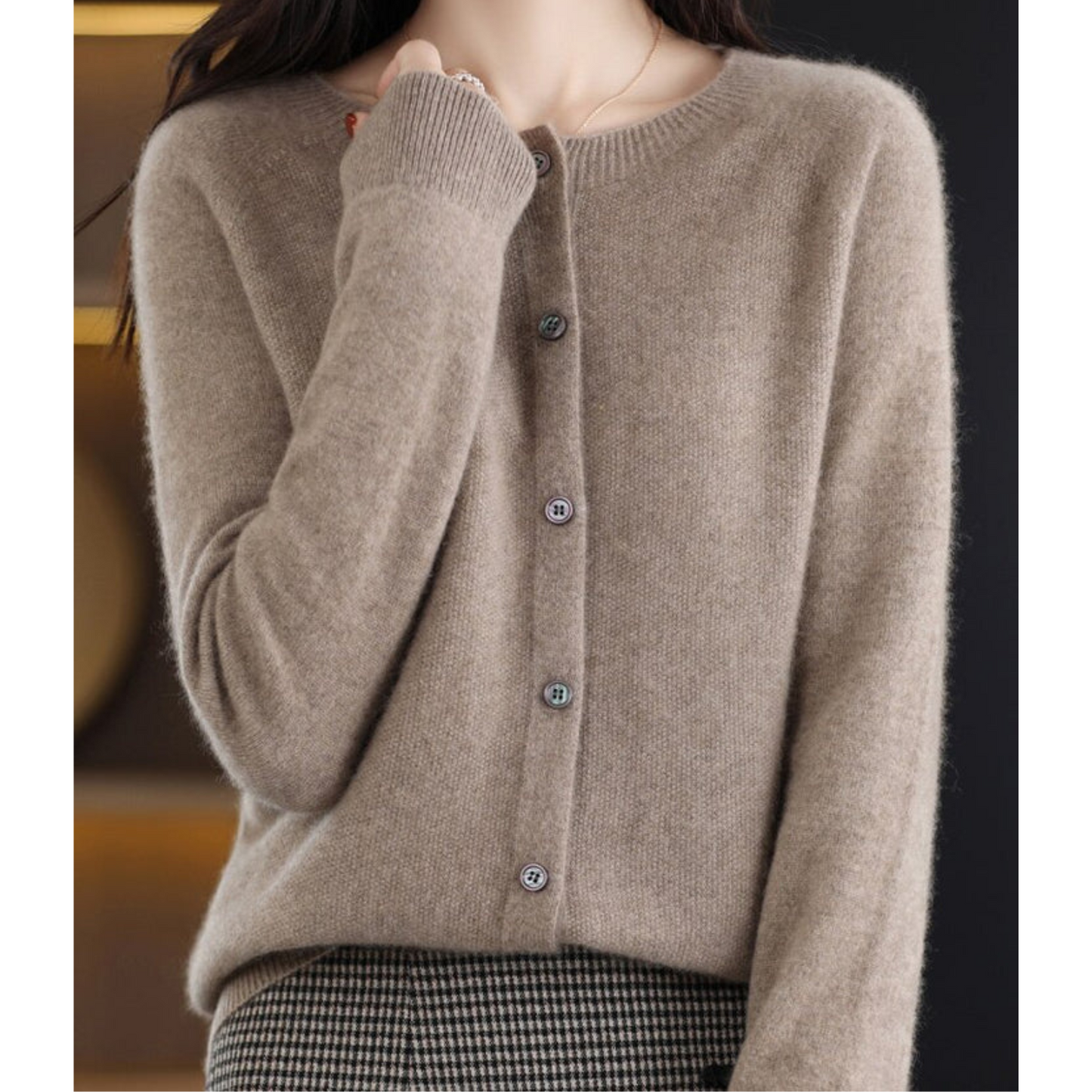 Victoria | Pure Merino Wool Women’s Crew-Neck Knitted Jumper