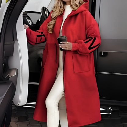 Victoria | Elegant Hooded Coatigan