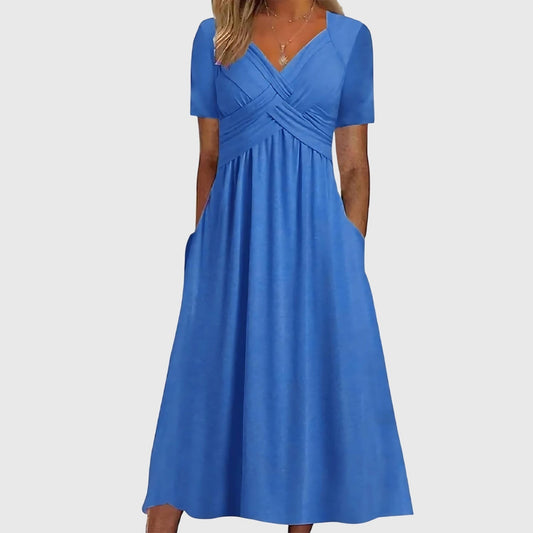 Victoria | Midi Dress with Tummy Control