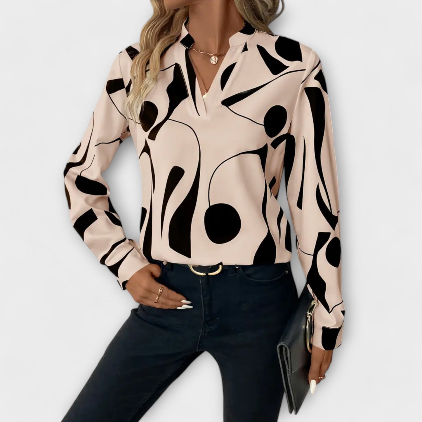 Victoria Elegant Blouse With Design |