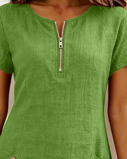 Emma ® | Cotton Zip Dress