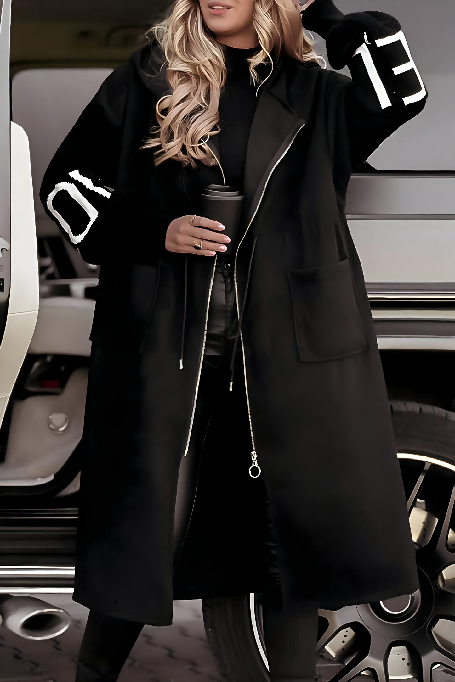 Victoria | Elegant Hooded Coatigan