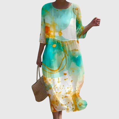 Victoria | Stylish Floral Maxi Dress