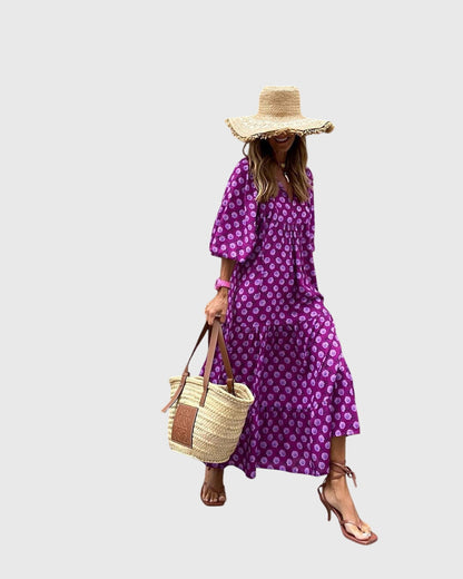 Victoria | Boho Maxi Dress