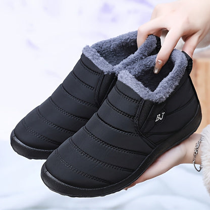 Victoria | Warm Winter Slip-On Boots.