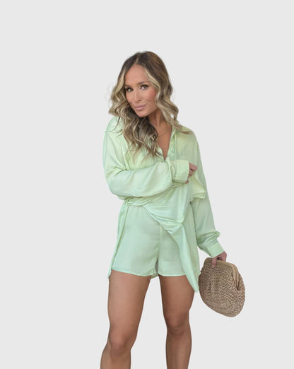 Victoria | Elegant Romper Dress