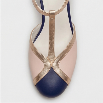 Tazariah | Women's T-Strap Block Heel Sandals