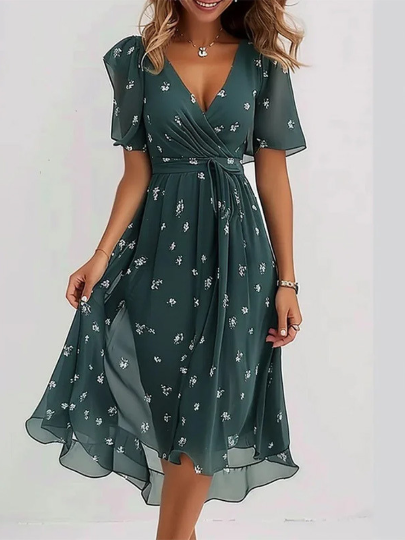 Victoria | Summer Dress With Belly Cover
