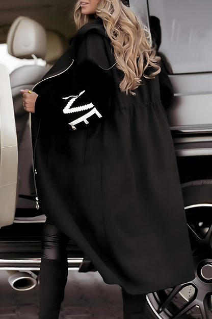 Victoria | Elegant Hooded Coatigan