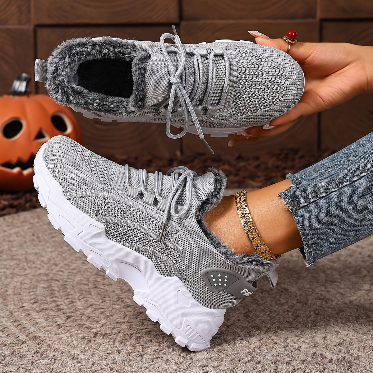 Victoria | Cosy Step Winter Sneakers