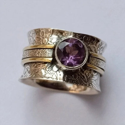 Victoria | Bohemian Crystal Meditation Ring