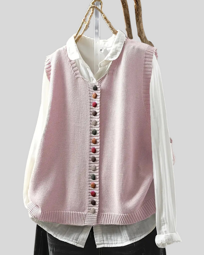 Victoria | Sleeveless Knitted Vest