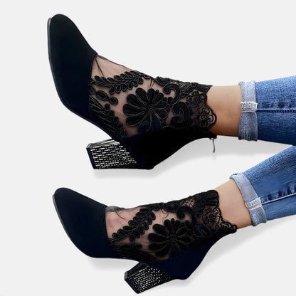 Norene | Women's Wide Width Open Toe Block Heels