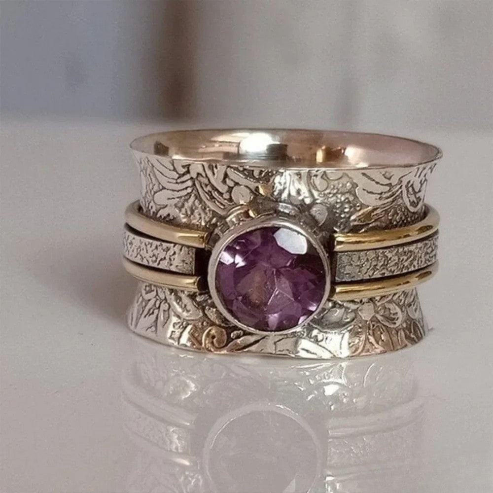 Victoria | Bohemian Crystal Meditation Ring