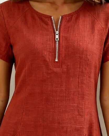 Emma ® | Cotton Zip Dress