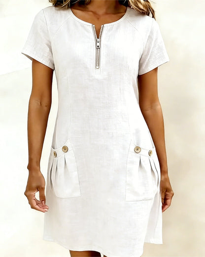 Emma ® | Cotton Zip Dress