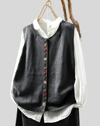 Victoria | Sleeveless Knitted Vest