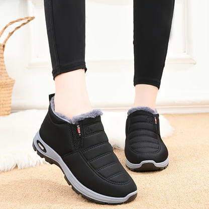 Victoria | Warm & Cosy Winter Slip-On Boots