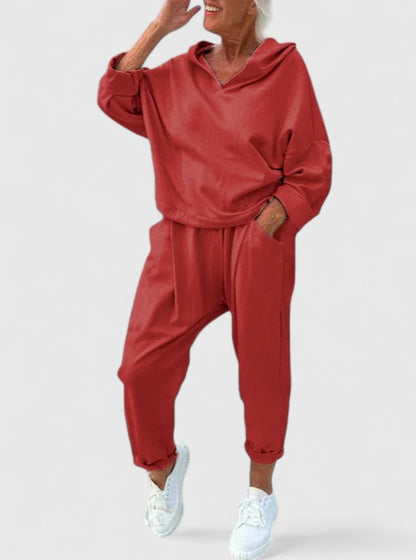 Victoria | Comfortable Hooded Sweatshirt Set