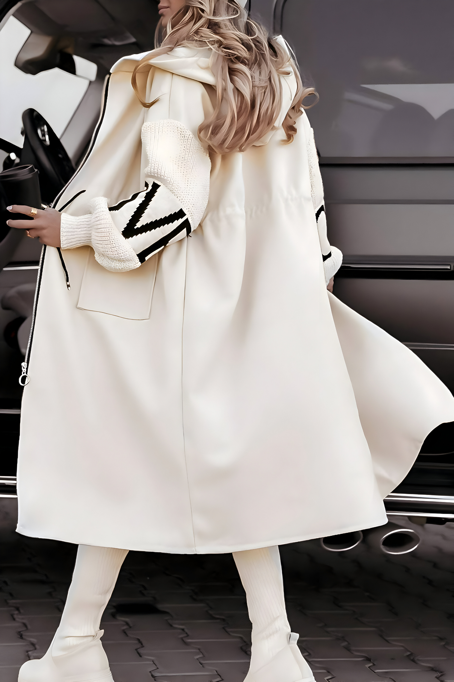 Victoria | Elegant Hooded Coatigan