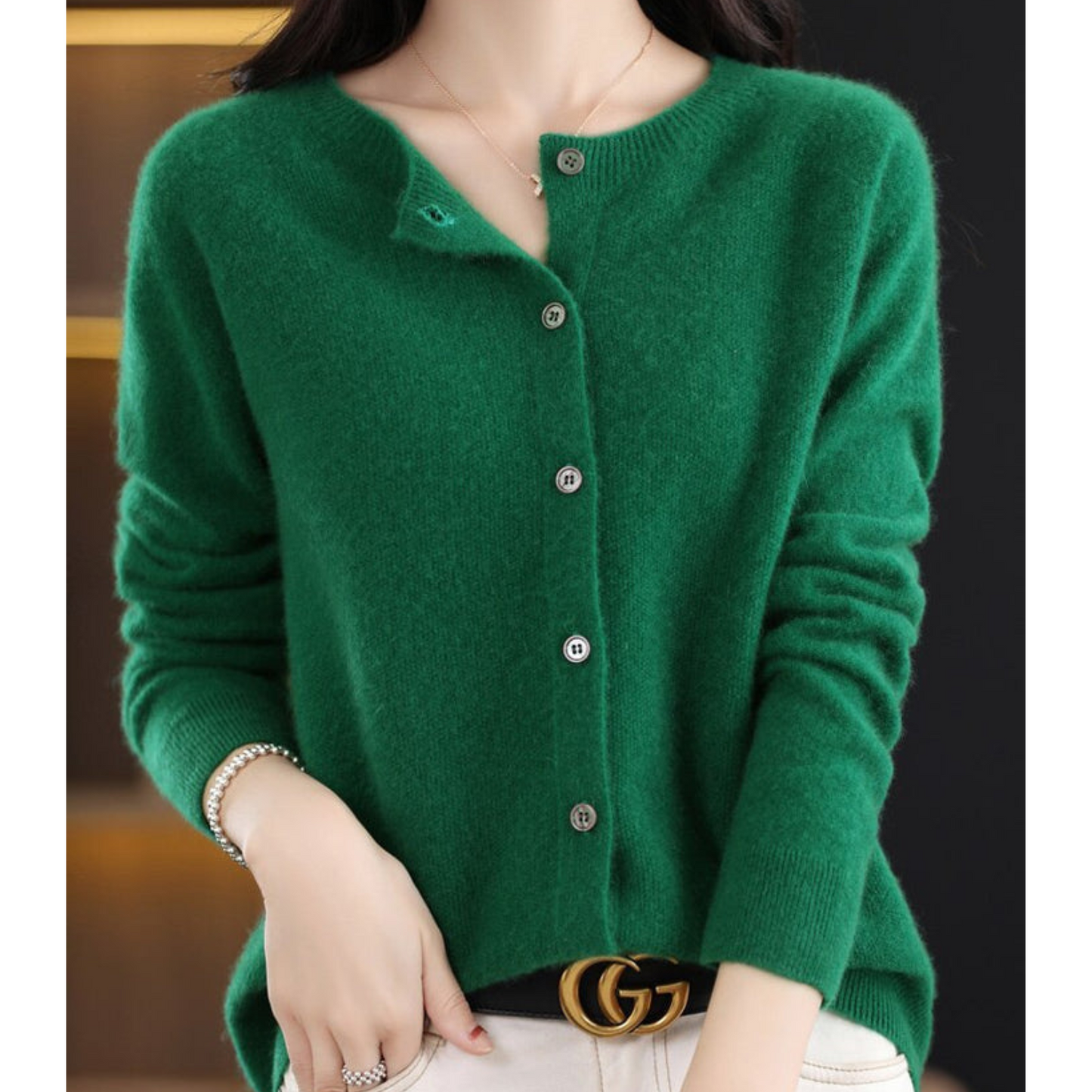 Victoria | Pure Merino Wool Women’s Crew-Neck Knitted Jumper