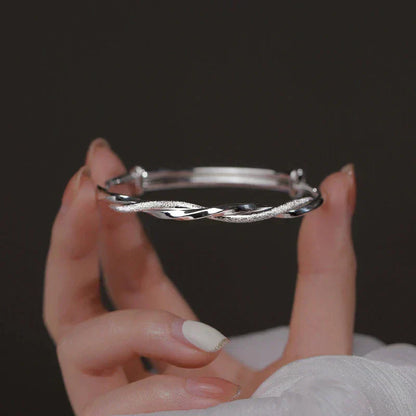 Victoria | Braided Silver Bracelet