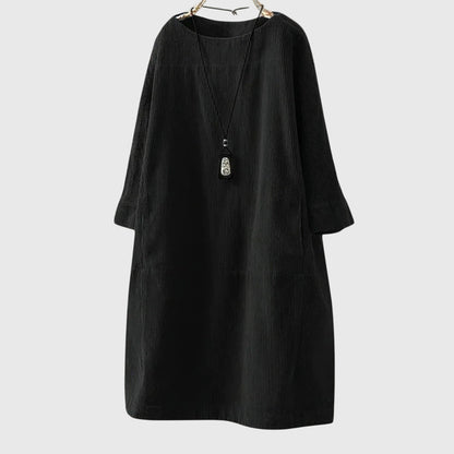 Victoria | Relaxed Corduroy Midi Dress