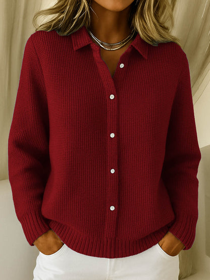 Aurora | Classic Knit Button Cardigan