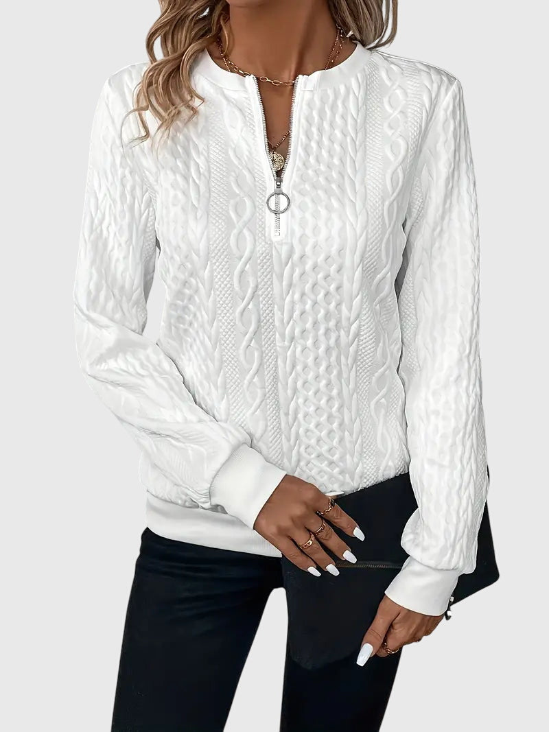 Victoria | Zipped Sweater