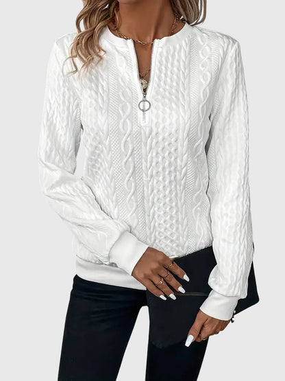 Victoria | Zipped Sweater