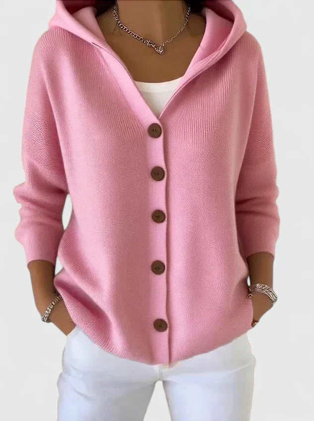 Victoria | Soft Knit Cardigan with Hood