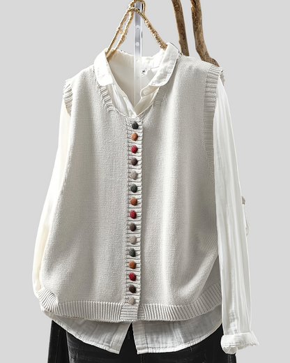Victoria | Sleeveless Knitted Vest