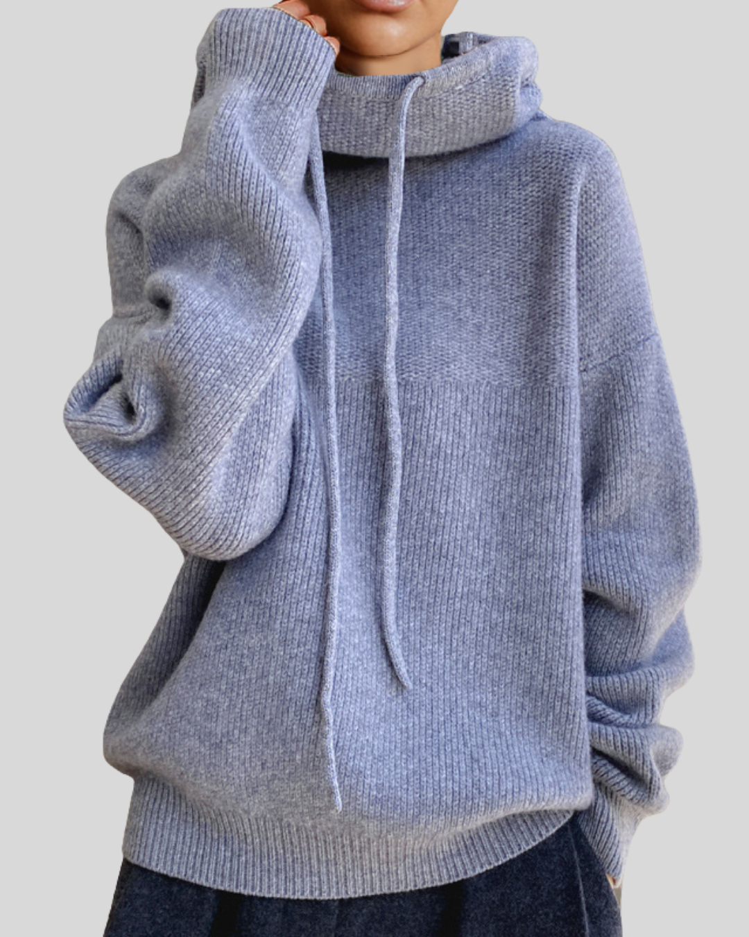 Victoria | Women's Jumper with Luxurious Polo Neck