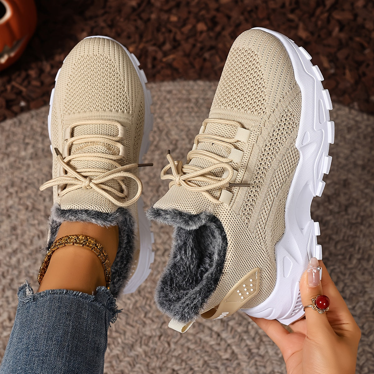 Victoria | Cosy Step Winter Sneakers