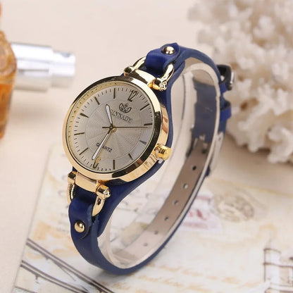 BOWERY LEATHER TIMEPIECE