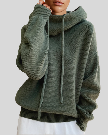 Victoria | Women's Jumper with Luxurious Polo Neck