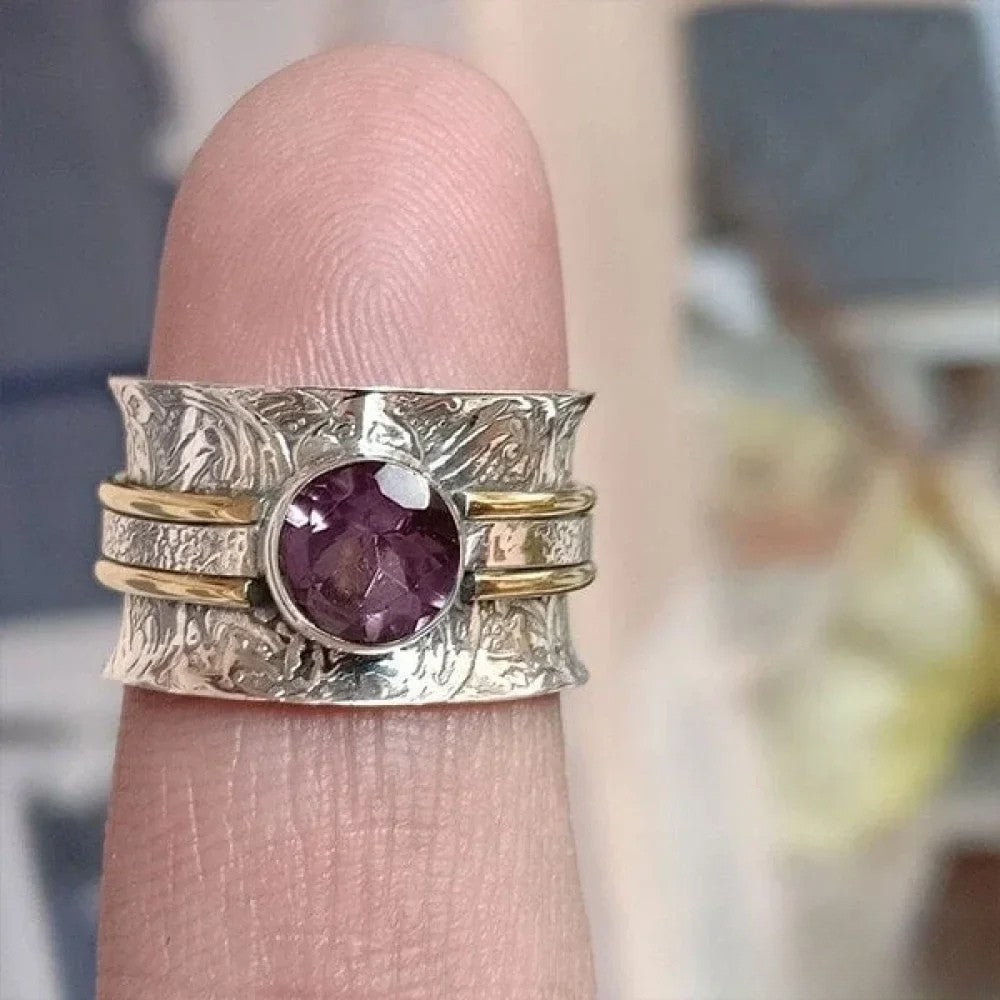 Victoria | Bohemian Crystal Meditation Ring
